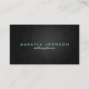 Modern and Minimal Professional Wedding Planner Business Card