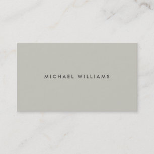 MODERN and MINIMAL Taupe Business Card