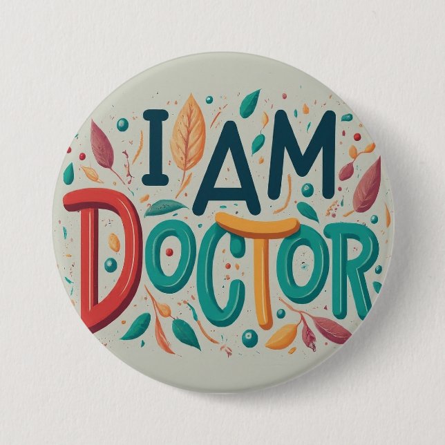 Modern and Professional Element Round 7.5 Cm Round Badge (Front)
