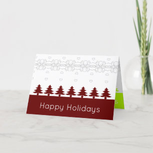 Modern And Simple Christmas Holiday Card
