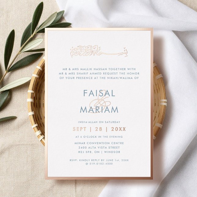 Modern and Simple Frame Islamic wedding (Creator Uploaded)