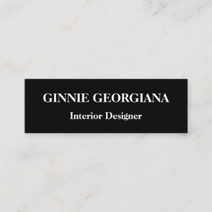 Modern and Simple Interior Designer Business Card
