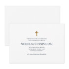 Modern and Simple Memorial Thank You