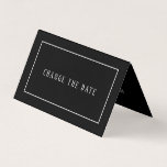 Modern and Sleek, Any Color, Change the Date Card<br><div class="desc">Modern and Sleek,  Any Color,  Change the Date Cards by The Business Card Store.</div>