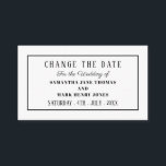 Modern and Sleek, Any Color, Change the Date Enclosure Card<br><div class="desc">Modern and Sleek,  Any Color,  Change the Date Cards by The Business Card Store. Great for all kinds of parties and events. Weddings,  Engagements,  Birthdays,  Anniversaries e.t.c. All colors and fonts on this product can be edited.</div>