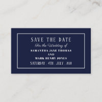Modern and Sleek, Any Colour, Save the Date