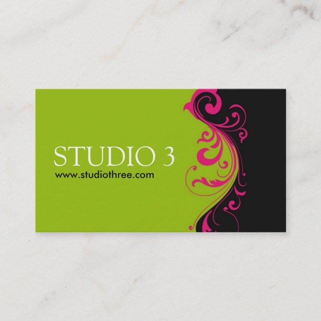 Modern and Stylish Business Cards (Front)