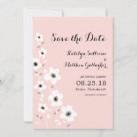 Modern Anemone | Save the Date