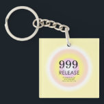 Modern Angel Numbers Numerology Meaning 999   Key Ring<br><div class="desc">Relaxing spiritual ombre design,  featuring angel numbers 999,  a number,  that reminds you,  to let go what no longer serves you. Angel numbers 9999 gradient poster with meaning and number explanation. Angel numbers gifts.</div>