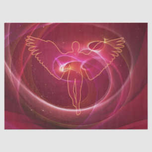 modern angel tissue paper