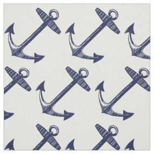Modern Any Colour Nautical Custom Fabric