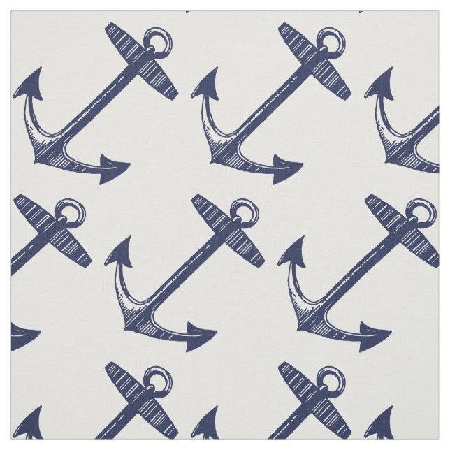 Modern Any Colour Nautical Custom Fabric (Swatch)