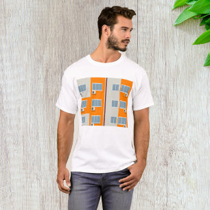 Modern Apartment Building with Air Conditioners  T-Shirt