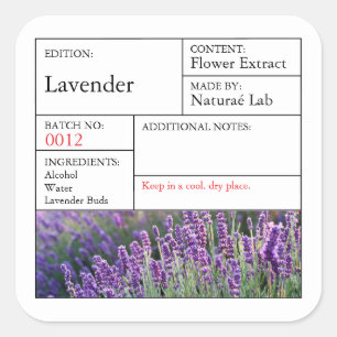 Modern Apothecary Lavender label