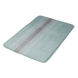 Modern Aqua Speckled  Bath Mat