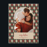 Modern Arch Christmas Card<br><div class="desc">Create a lasting impression this season with a unique holiday card. This simple,  Christmas tree card template features a clean,  modern design. Customise it with your information and make it uniquely yours!</div>