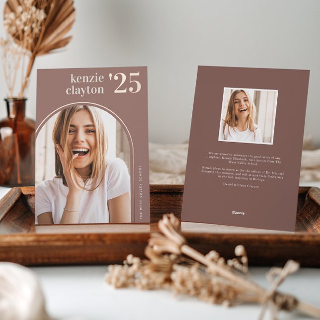 Modern Arch | Foil Graduation Announcement (Creator Uploaded)