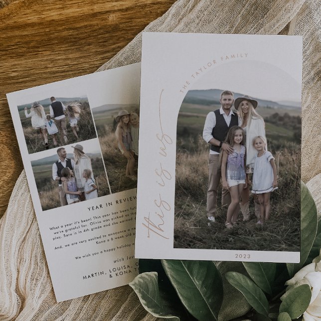 Modern Arch | Foil This Is Us Photo Year in Review (Creator Uploaded)