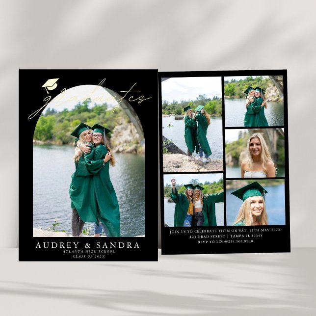 Modern Arch Graduates Double Graduation Party (Creator Uploaded)