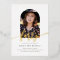 Modern Arch Photo 40th Birthday Foil Invitation