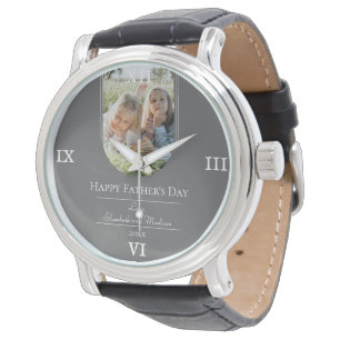 Modern Arch Photo Father's Day   Grey Watch