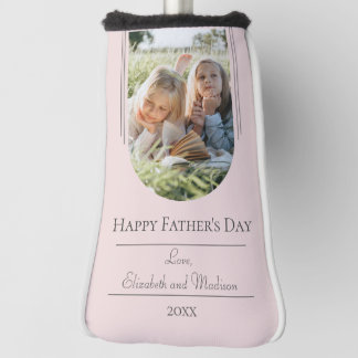 Modern Arch Photo Father's Day | Pink Golf Head Cover