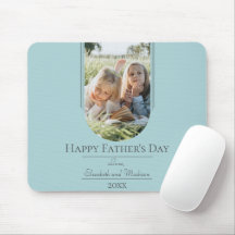 Modern Arch Photo Father's Day | Teal