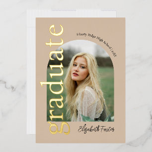 Modern arch photo graduation