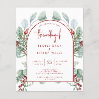Modern Arch Wedding Invitation
