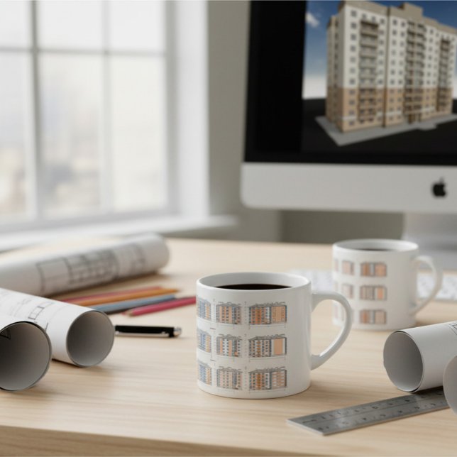 Modern Architectural Facade Design Mug (Creator Uploaded)
