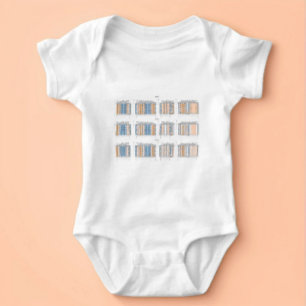 Modern Architecture Baby Bodysuit