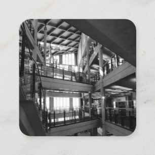 Modern Architecture - Cardiff Central library Square Business Card