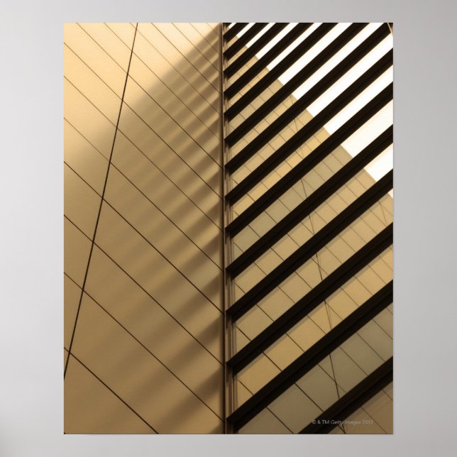Modern architecture, yellow toned poster (Front)