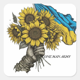 MODERN ARMY SQUARE STICKER