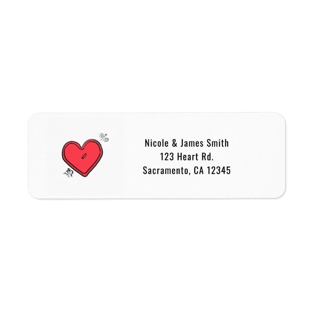 Modern Arrow & Heart Valentines Party Invitation (Front)