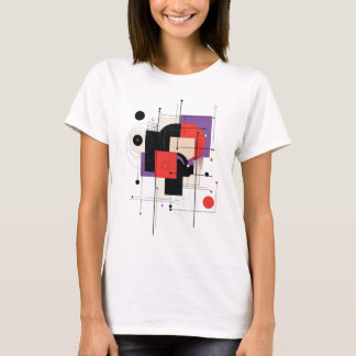 Modern Art Abstract Geometric Shapes T-Shirt