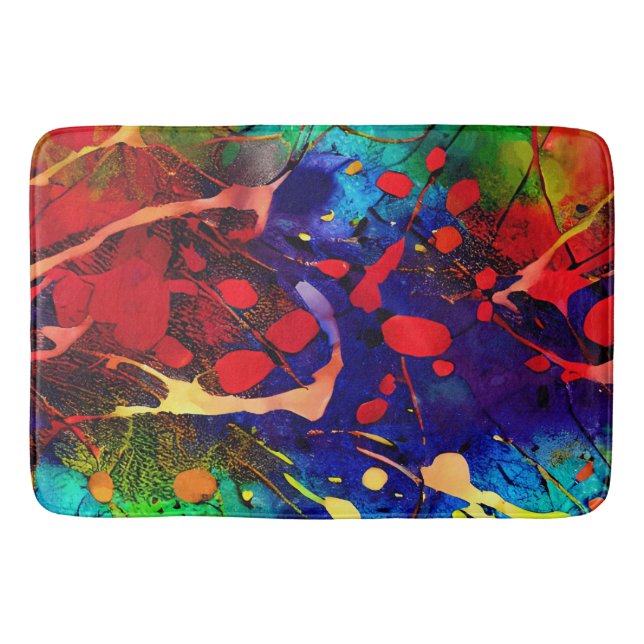 Modern Art Bath Mat (Front)