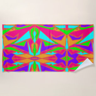 Modern art beach towel