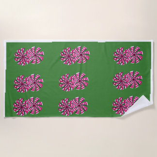 Modern art beach towel