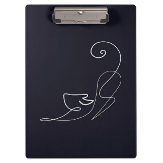 Modern Art Cat Clipboard | School Supply