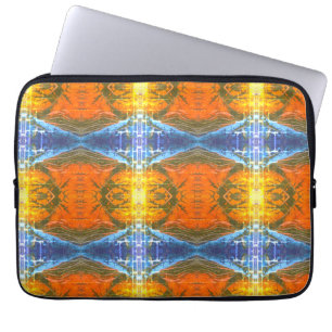 Modern art colourful abstract images laptop sleeve