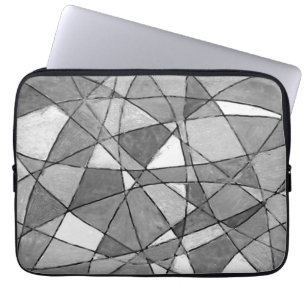 Modern art colourful abstract images laptop sleeve
