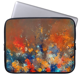 Modern art. Colourful contemporary artwork. Colour Laptop Sleeve
