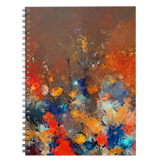 Modern art. Colourful contemporary artwork. Colour Notebook