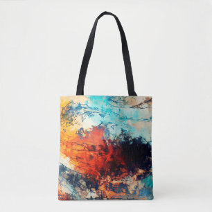 Modern art. Colourful contemporary artwork. Colour Tote Bag