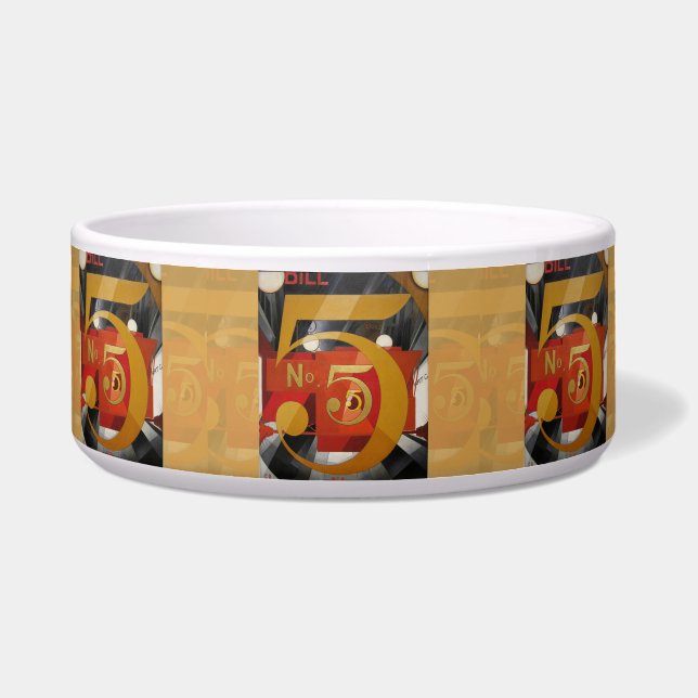 Modern Art Cubist Demuth Figure 5 in Gold (Front)