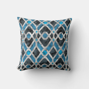 Modern Art Deco Batik Cushion