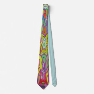 Modern Art Deco Multi-colour For clothes and decor Tie