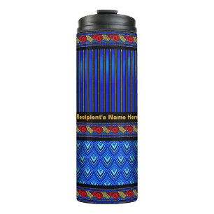 Modern Art Deco - Russian Style (Personalised) Thermal Tumbler