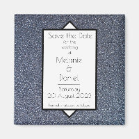 Modern Art Deco Silver Giltter Save the Day